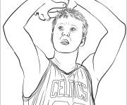 Coloriage Larry Bird de NBA