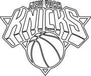 Coloriage Logo de Knicks de la NBA