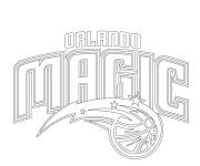 Coloriage Logo de Orlando Magic de NBA