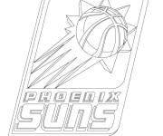 Coloriage Logo de Ph&eacute;nix Suns