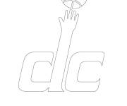 Coloriage et dessins gratuit Logo de Washington Wizards de la NBA à imprimer