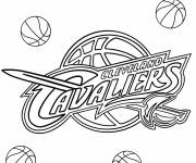 Coloriage Logo des Cavaliers de Cleveland