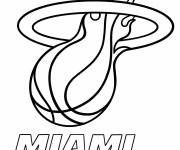 Coloriage Logo du Miami Heat en ligne