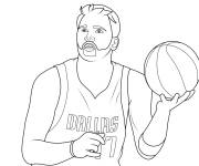 Coloriage Luka Doncic de NBA