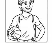 Coloriage Luka Doncic dessin&eacute; &agrave; la main