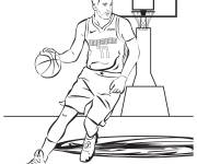 Coloriage Luka Doncic en match