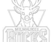 Coloriage Milwaukee Buks de la NBA