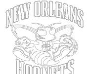 Coloriage New Orleans Hornets de la NBA
