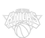 Coloriage New York Knicks de la NBA