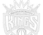 Coloriage Sacramento de NBA