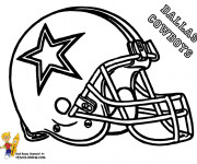 Coloriage et dessins gratuit NFL 8 à imprimer