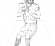 Coloriage et dessins gratuit NFL 9 à imprimer