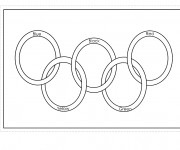 Coloriage Symboles Olympiques