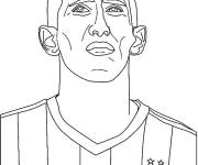 Coloriage et dessins gratuit Joueur Di Maria de PSG à imprimer