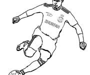 Coloriage Cristiano Ronaldo de AL Nassr pour les enfants