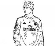 Coloriage L'exp&eacute;rience de Cristiano Ronaldo dans la Liga
