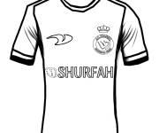 Coloriage Maillot de Ronaldo de AL Nassr