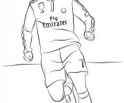 Coloriage Ronaldo de Real Madrid