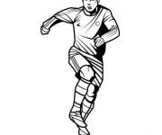 Coloriage Ronaldo en vecteur