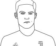 Coloriage Ronaldo facile