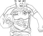 Coloriage Brian Driscoll de rugby