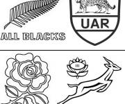 Coloriage Demi-finale coupe du monde de rugby