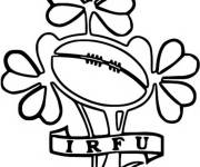 Coloriage Equipe d'Irlande de rugby