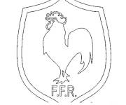 Coloriage Equipe France de Rugby