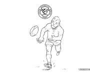 Coloriage Illustration UBB de rugby
