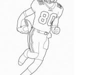 Coloriage Joueur de football am&eacute;ricain petite section