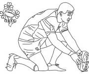 Coloriage Joueur de rugby Jonathan Sexton