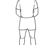 Coloriage et dessins gratuit Joueur rugby gratuit à imprimer