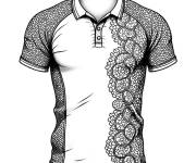 Coloriage Maillot de rugby