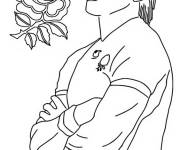 Coloriage Maro Itoje de rugby