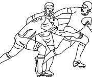 Coloriage Match de rugby en ligne