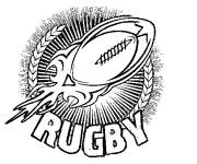 Coloriage Poster de rugby