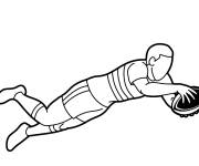 Coloriage Rugby pour enfants