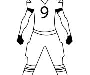Coloriage Rugbyman am&eacute;ricain