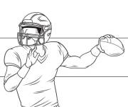 Coloriage Rugbyman m&ecirc;l&eacute;e