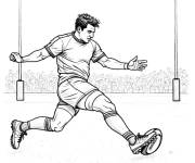 Coloriage Sport de rugby