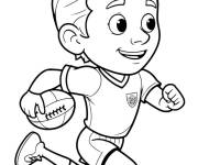 Coloriage Th&egrave;me de rugby