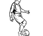 Coloriage Touche de rugby