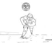 Coloriage Un d&eacute;fenseur de rugby