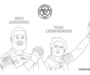 Coloriage Union bordeaux begles de Rugby
