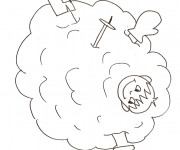 Coloriage Ballon de Neige