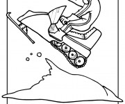 Coloriage Quad de Neige