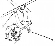 Coloriage Ski Freestyle
