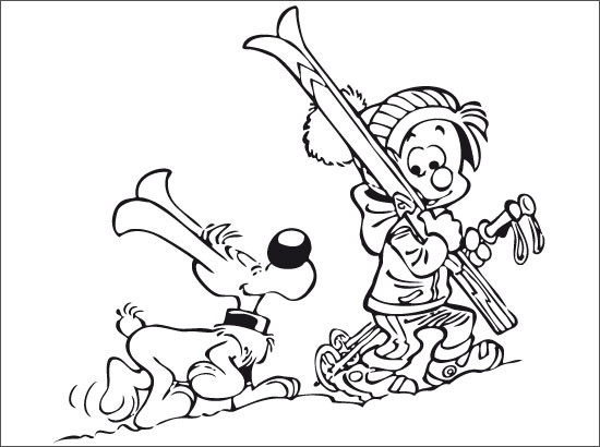 Coloriage Combinaison De Ski