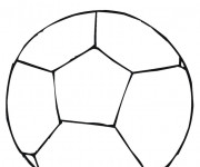 Coloriage Le Ballon Soccer