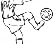 Coloriage Soccer maternelle